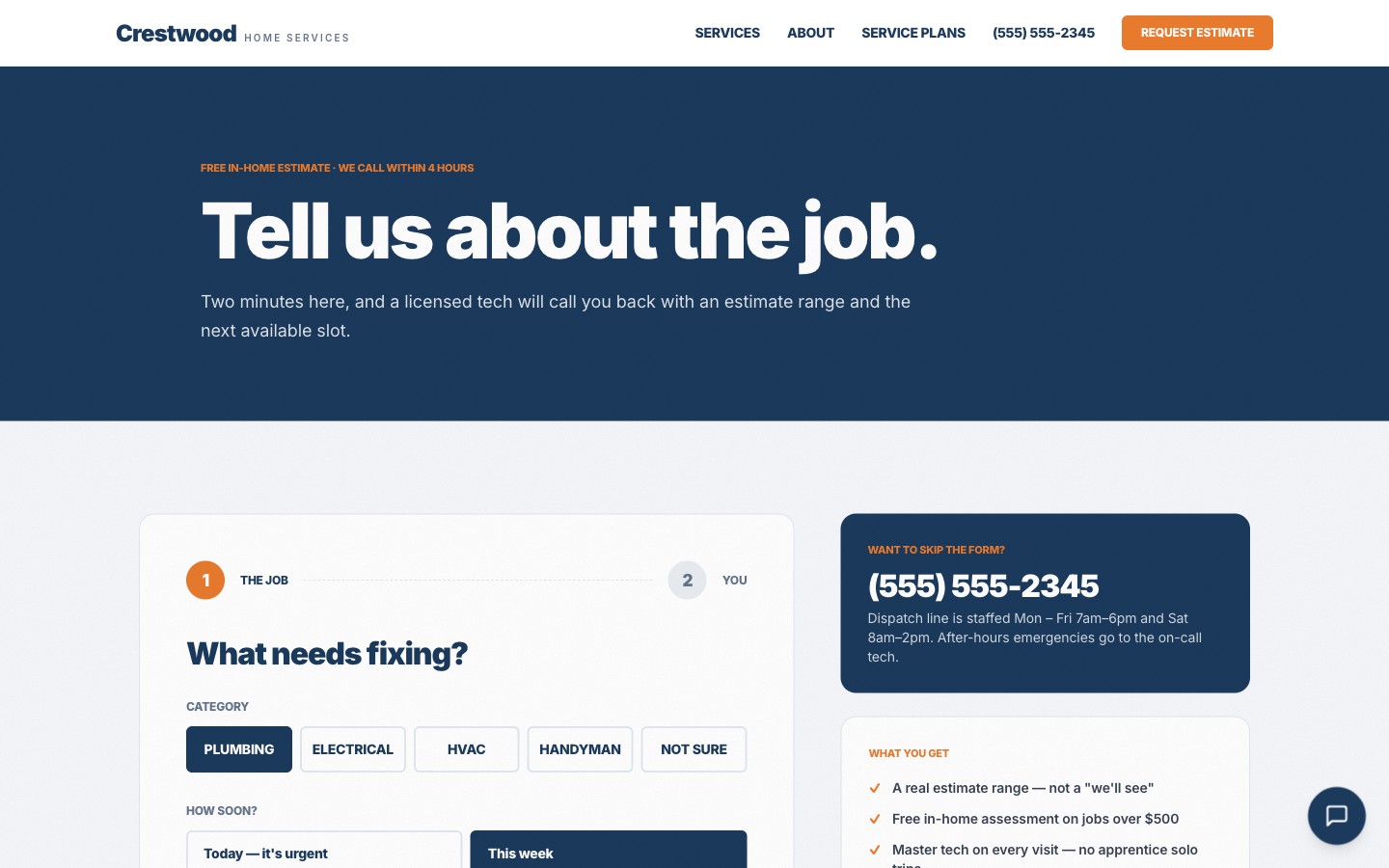 Crestwood Home Services desktop 2
