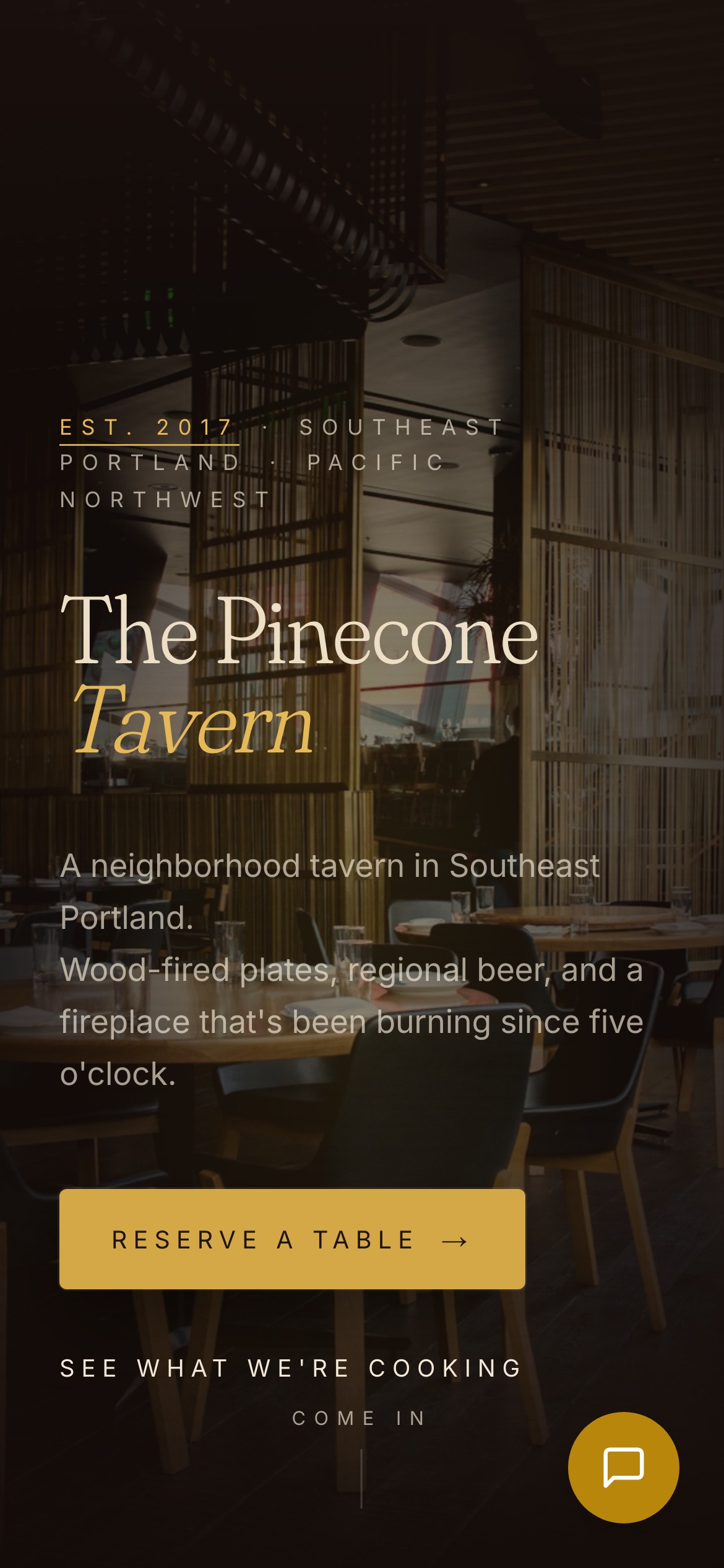 The Pinecone Tavern mobile